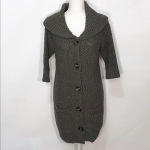 Vince Wool & Cashmere Blend Long Cardigan Sweater